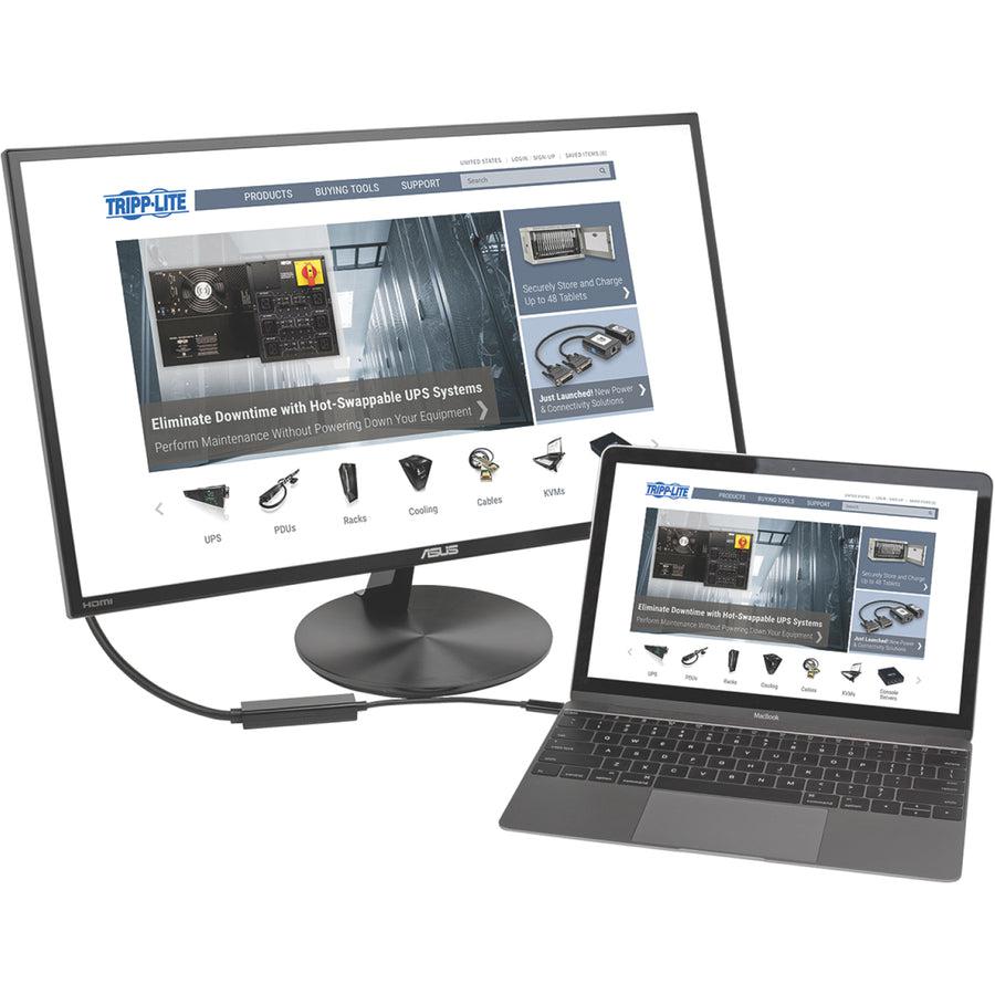 Tripp Lite U444-016-H Usb-C To Hdmi Active Adapter Cable (M/M), 4K, Black, 16 Ft. (4.9 M)