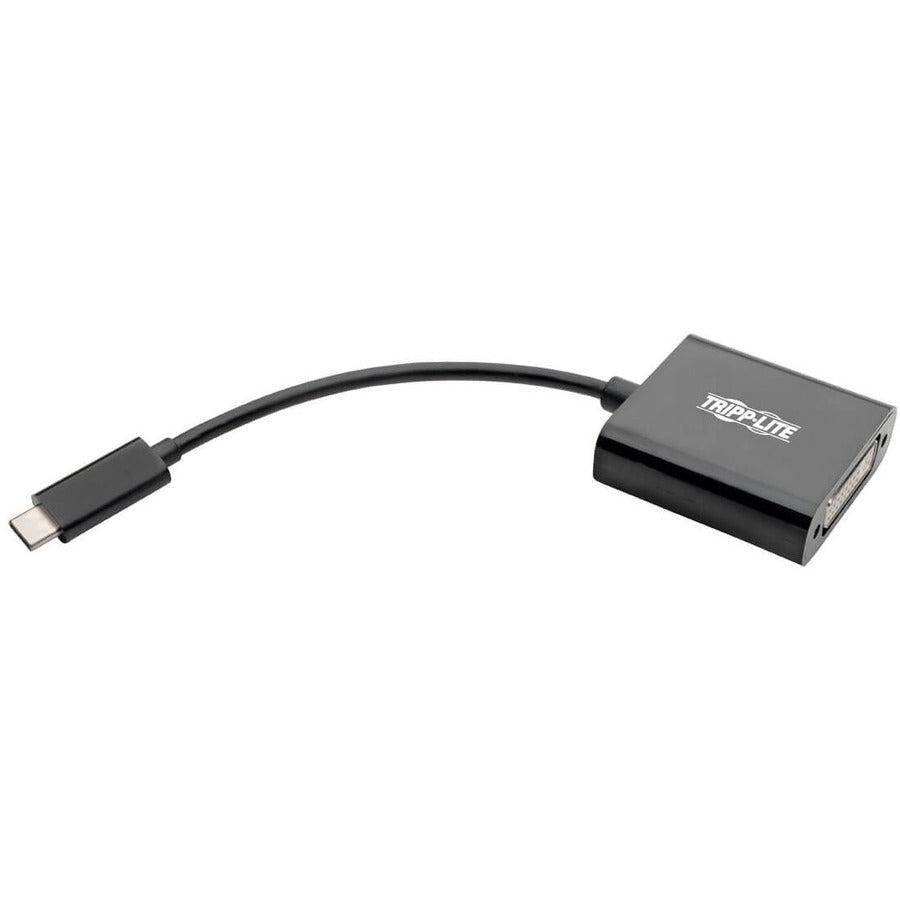 Tripp Lite U444-06N-Dvibam Usb-C To Dvi Adapter With Alternate Mode - Dp 1.2, Black