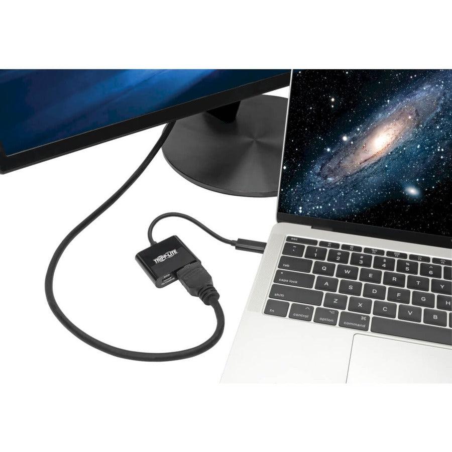 Tripp Lite U444-06N-H4B-C Usb-C To Hdmi Adapter With Pd Charging, Hdcp, Black