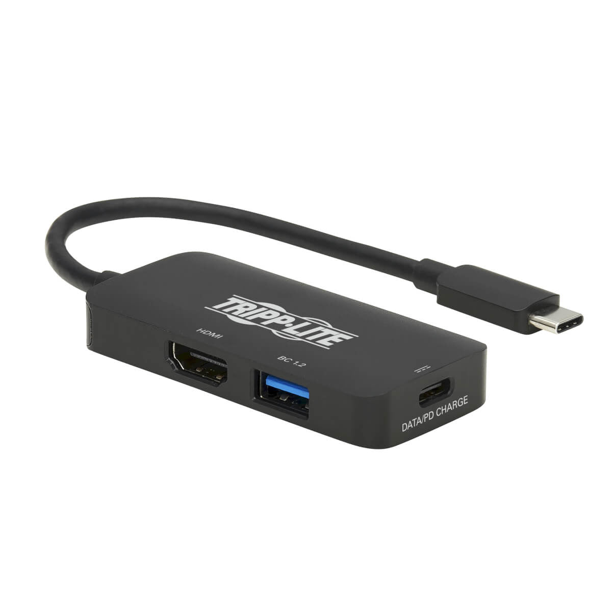 Tripp Lite U444-06N-H4Ubc2 Usb-C Multiport Adapter - Hdmi 4K 60 Hz, 4:4:4, Hdr, Usb-A, 100W Pd Charging, Black