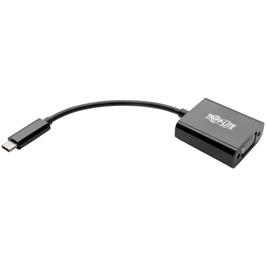 Tripp Lite U444-06N-Vb-C Usb-C To Vga Adapter With Pd Charging, Black