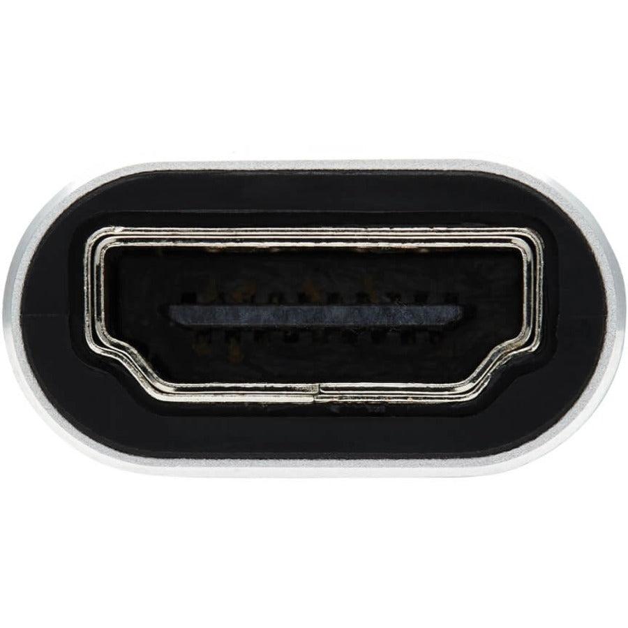 Tripp Lite U444-F5N-Hdr Usb-C To Hdmi Flat Adapter Cable (M/F), 4K 60 Hz, Hdr, Thunderbolt 3 Compatible, Black, 5 In. (12.7 Cm)