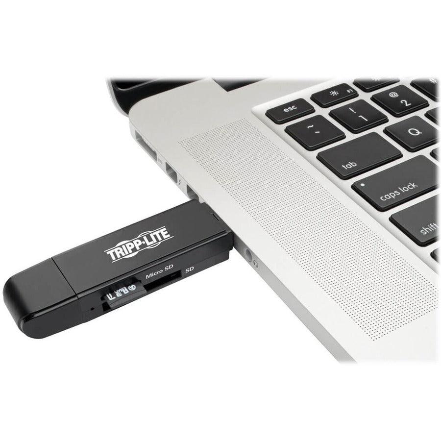 Tripp Lite U452-000-Sd-A Usb-C Memory Card Reader, 2-In-1 Usb-A/Usb-C, Usb 3.1 Gen 1