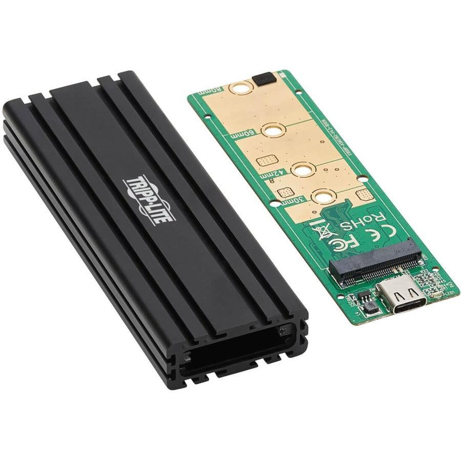 Tripp Lite U457-1M2-Nvmeg2 Usb-C To M.2 Nvme Ssd (M-Key) Enclosure Adapter - Usb 3.1 Gen 2 (10 Gbps), Thunderbolt 3, Uasp