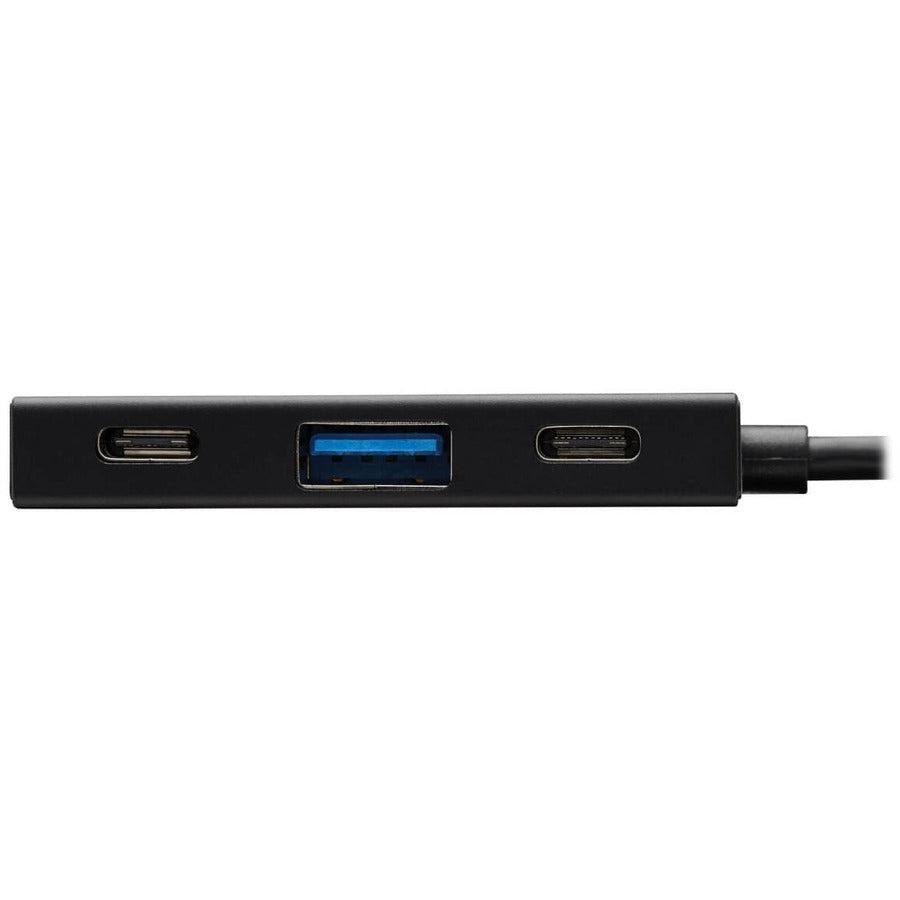 Tripp Lite U460-004-2A2C-2 4-Port Usb-C Hub - Usb 3.1 Gen 2, 10 Gbps, 2 Usb-A & 2 Usb-C Ports, Thunderbolt 3, Aluminum Housing