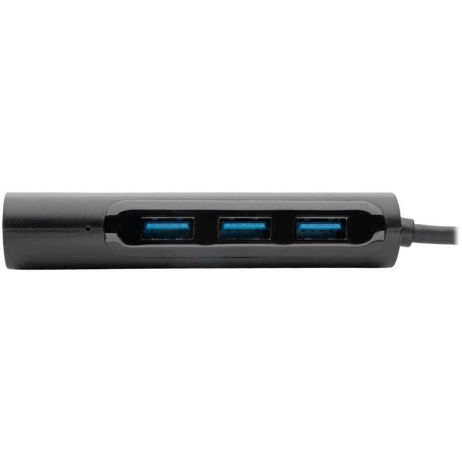 Tripp Lite U460-004-4Ab 4-Port Usb-C Hub, Usb-C To 4X Usb-A Ports, Usb 3.0, Black