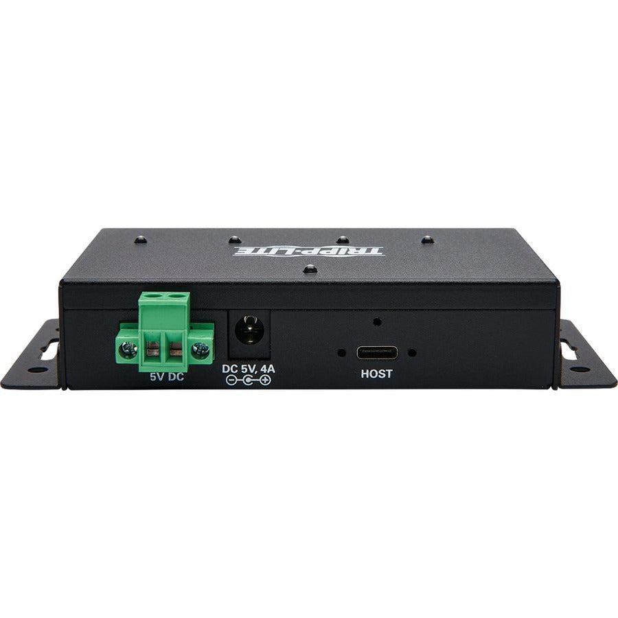 Tripp Lite U460-2A2C-Ind Industrial-Grade 4-Port Usb Hub - Usb 3.1 Gen 2, 10 Gbps, 2 Usb-A & 2 Usb-C Ports, 15 Kv Esd Immunity