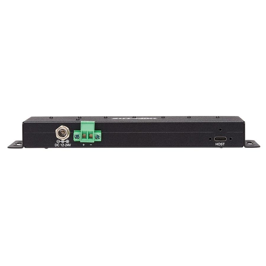 Tripp Lite U460-4A3C-Ind Industrial 7-Port Usb-C Hub, Gen2 (10G, 4X Usb-A And 3X Usb-C Ports W 15Kv Esd Immunity, 2Kv Surge