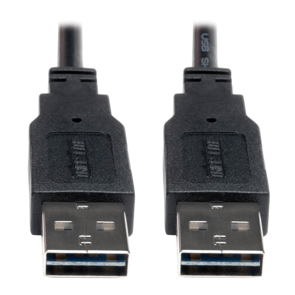 Tripp Lite Ur020-010 Universal Reversible Usb 2.0 Cable (Reversible A To Reversible A M/M), 10 Ft. (3.05 M)