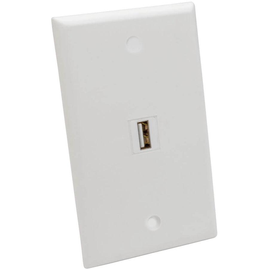 Tripp Lite Usb 2.0 All-In-One Keystone/Panel Mount Angled Coupler (F/F), White