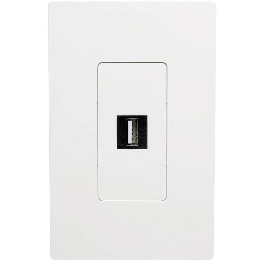 Tripp Lite Usb 2.0 All-In-One Keystone/Panel Mount Coupler (F/F), Black