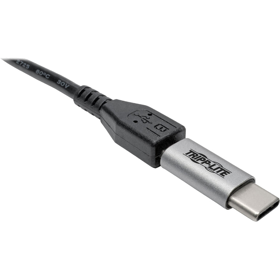 Tripp Lite Usb 2.0 Hi-Speed Adapter, Usb-C To Usb Micro-B (M/F)
