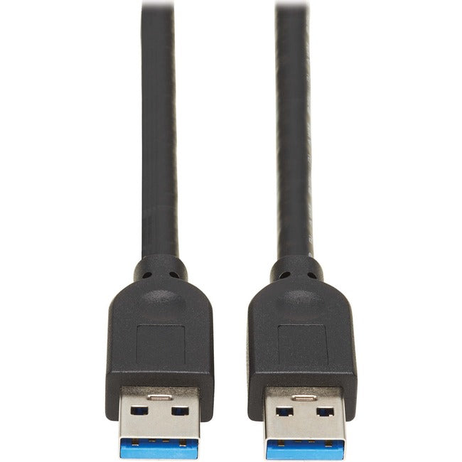 Tripp Lite Usb 3.0 Superspeed A To A Cable For Tripp Lite Usb 3.0 All-In-One Keystone/Panel Mount Couplers (M/M), Black, 10 Ft. (3 M) - Usb Cable - Usb (M) To Usb (M) - Usb 3.0 - 10 Ft - Passive - Black