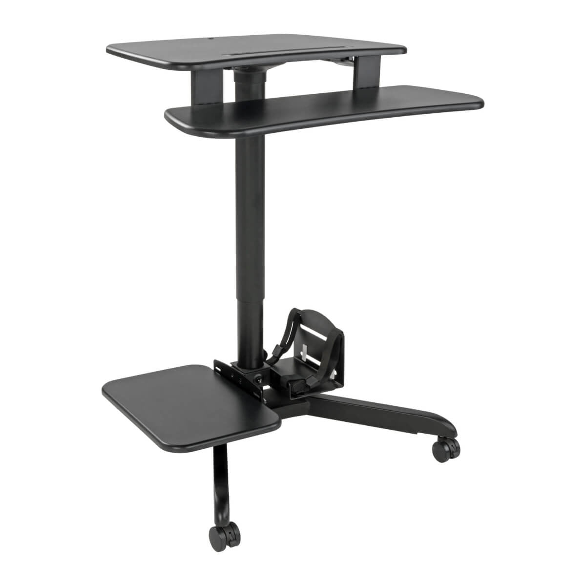 Tripp Lite Wwssrdstc Rolling Desk Tv/Monitor Cart - Height Adjustable