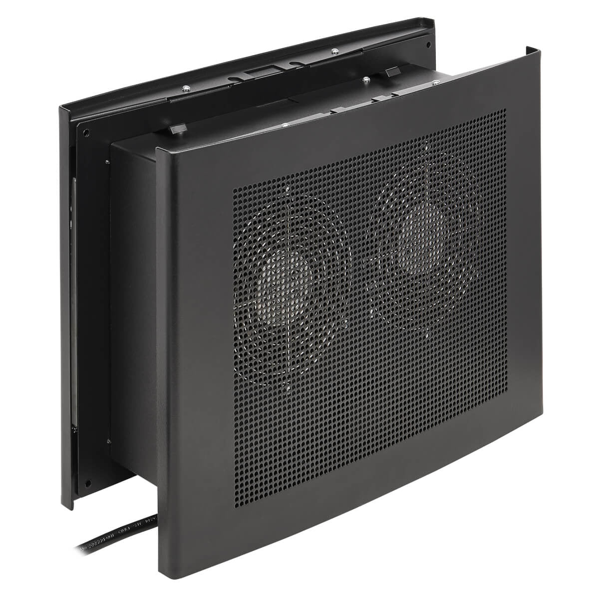 Tripp Lite Wiring Closet Exhaust Fan, 475 Cfm, Nema 5-15P Input, Black