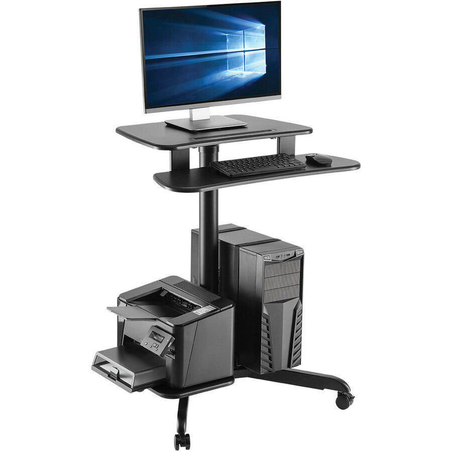 Tripp Lite Wwssrdstc Rolling Desk Tv/Monitor Cart - Height Adjustable