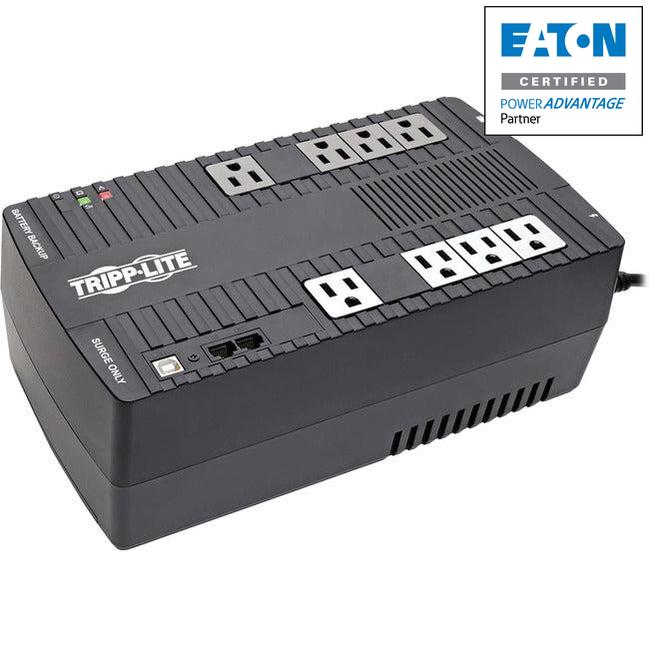 Tripp Lite by Eaton 700VA 350W Line-Interactive UPS - 8 NEMA 5-15R Outlets, AVR, 120V, 50/60 Hz, USB, Desktop/Wall Mount AVR700U