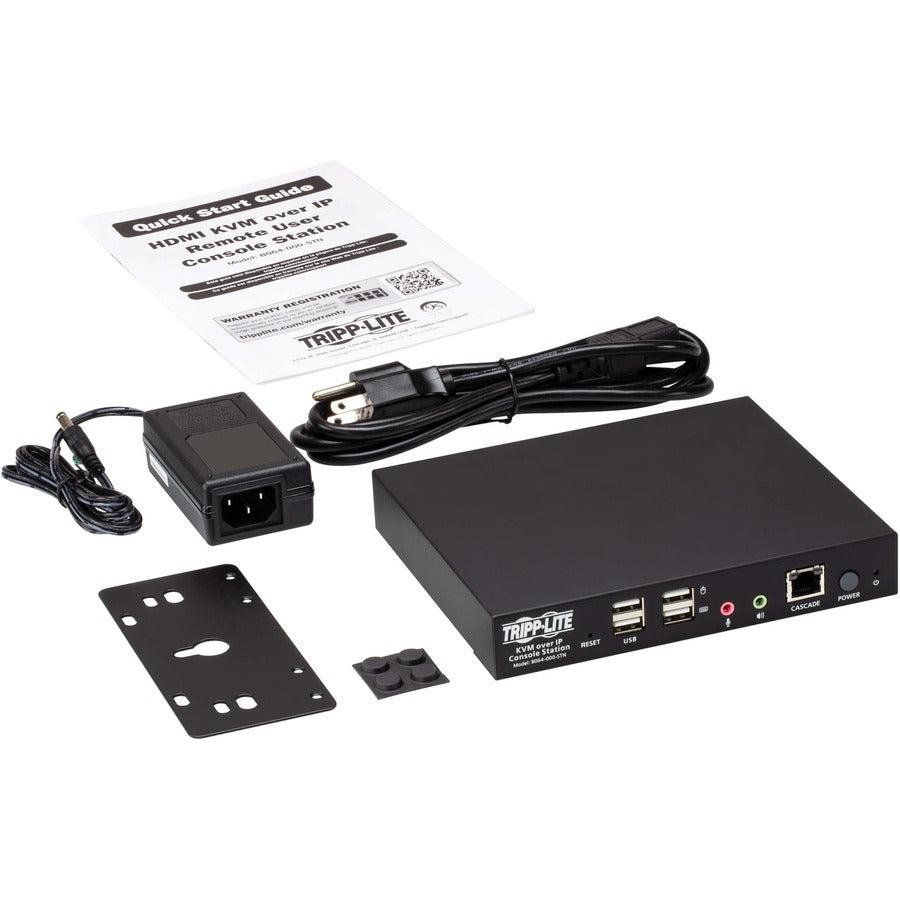 Tripp Lite series KVM over IP Remote-User Console Station, TAA B064-000-STN