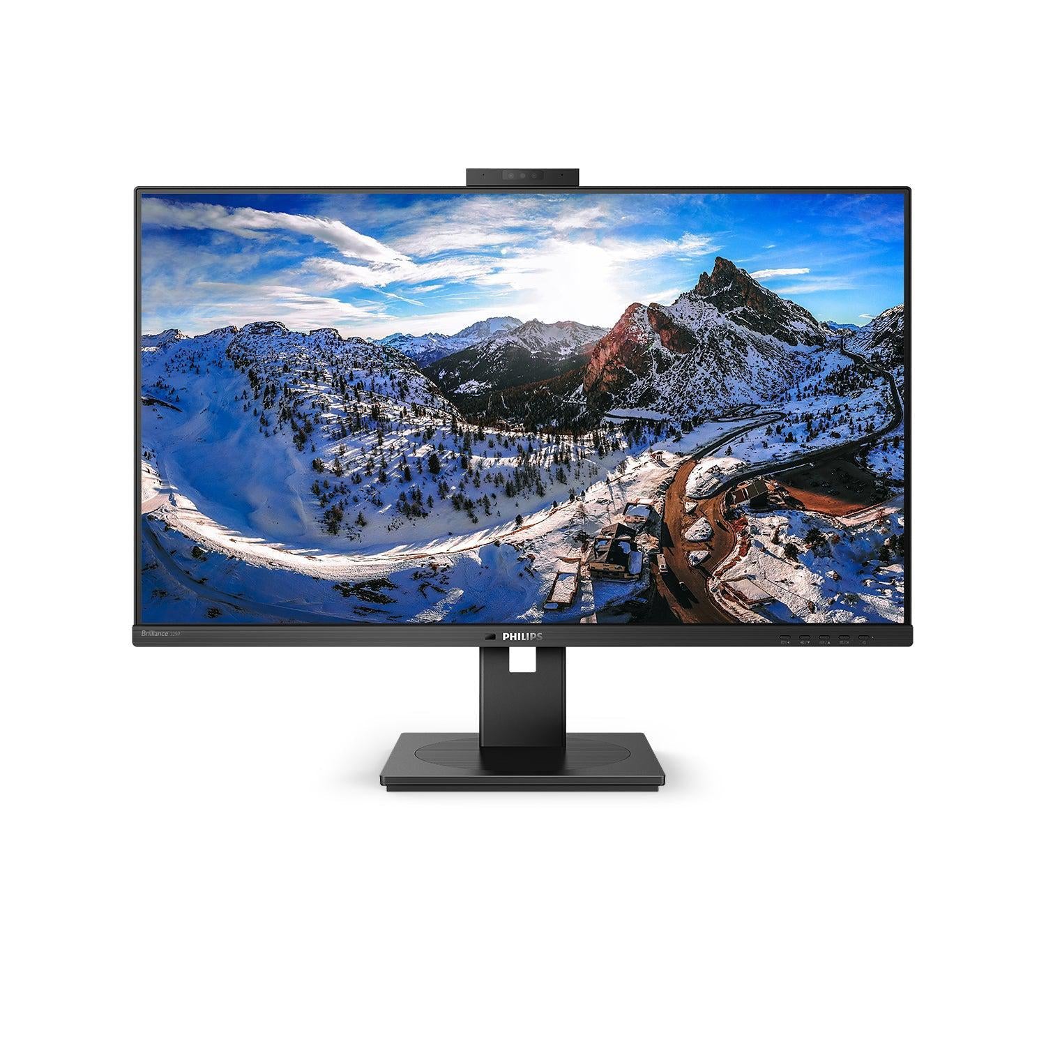 USB-C Docking Monitor - 4K Philips Brilliance with Pop-up Webcam | Tecisoft 329P1H