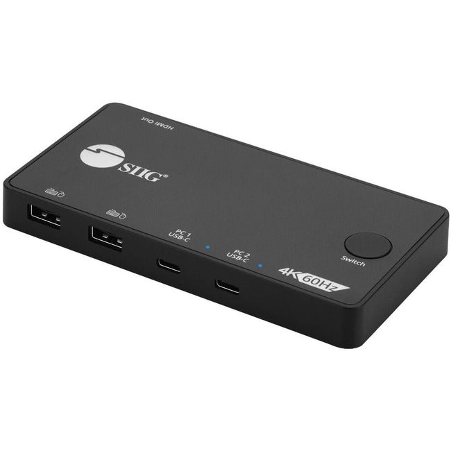 USB-C KVM Switch 4K60Hz - HDMI Video Switching | SIIG CE-KV0B11-S1