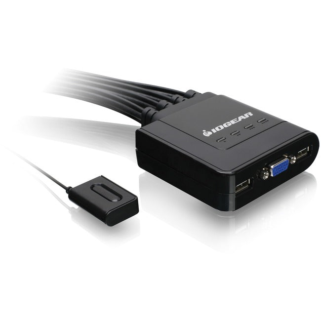 USB Cable KVM Switch - IOGEAR GCS24U 4-Port VGA Computer Control | IOGEAR