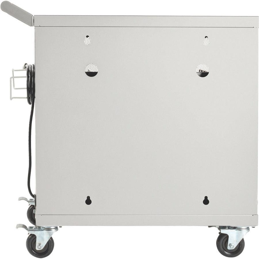 USB Charging Cart 32 Port - Multi Device Tablet Storage Solution | Tecisoft CSC32USBW