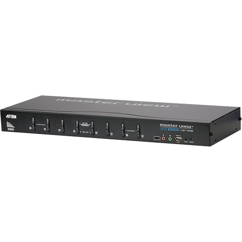 USB DVI Audio KVM Switch - ATEN CS1768 8-Port Rack Mount Server Management | Tecisoft