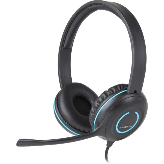 USB Headset with Microphone - K-12 Classroom Stereo Headphones | Cyber Acoustics AC-5008