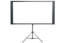 Ultra Portable Projection Screen - Duet Standard and Widescreen Floor Stand | Epson ELPSC80