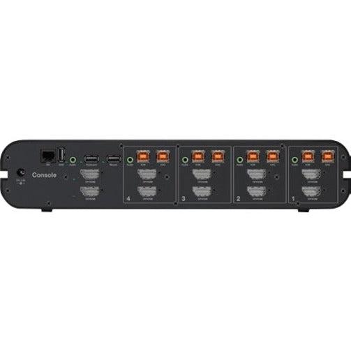 Universal 2nd Gen Secure KVM Switch, 4-Port Dual Head w/ CAC F1DN204KVM-UN-4