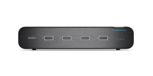 Universal 2nd Gen Secure KVM Switch, 4-Port Dual Head w/ CAC F1DN204KVM-UN-4