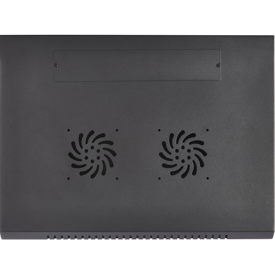 V7 6U Rack Wall Mount Glass Door Enclosure RMWC6UG-1N