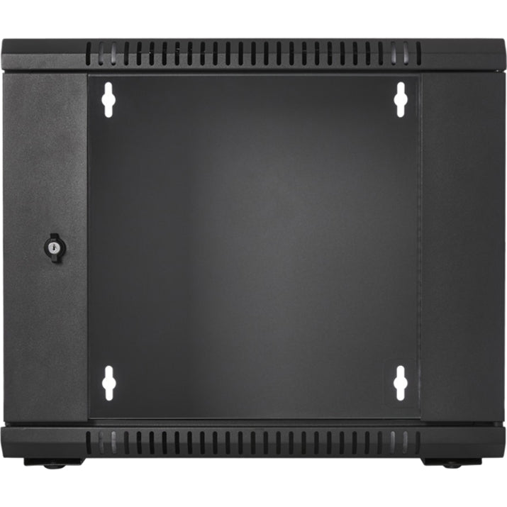 V7 9U Rack Wall Mount Glass Door Enclosure RMWC9UG450-1N