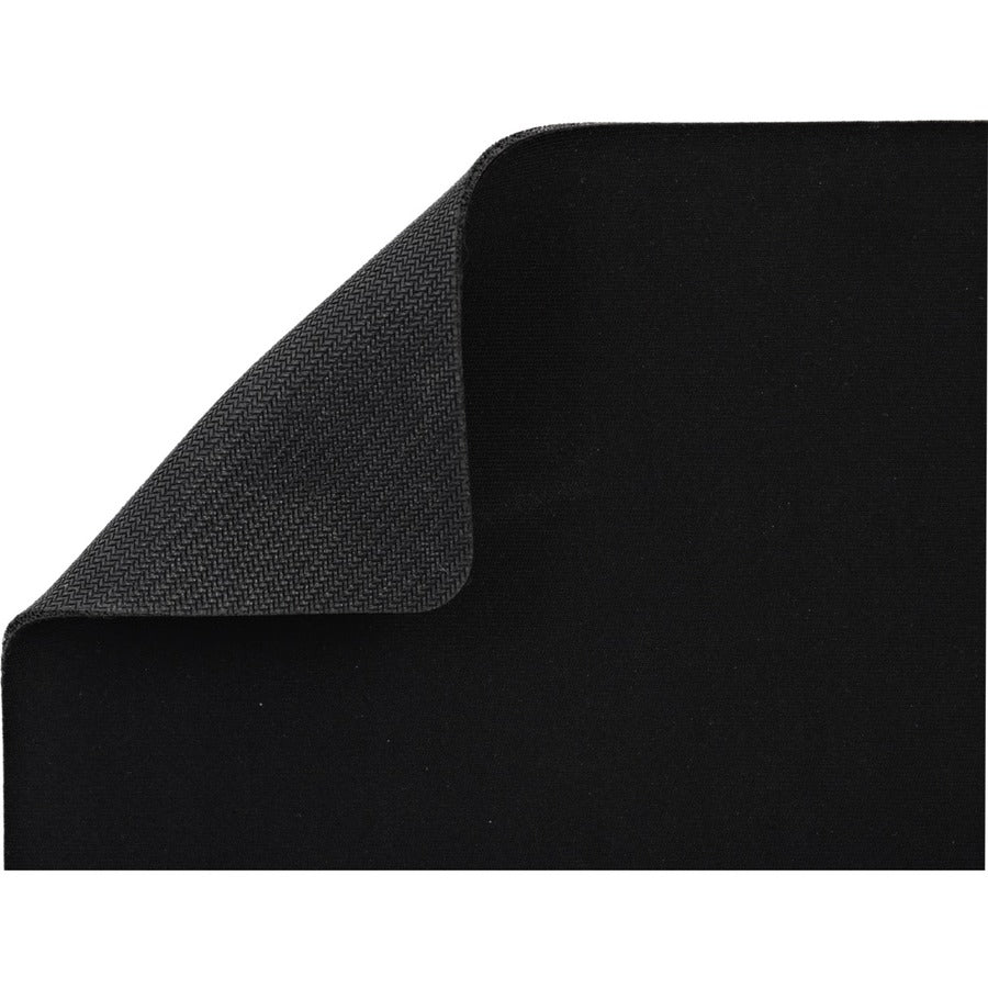 V7 Antimicrobial Mouse Pad Black, polymer treated surface, anti-slip base, anti-odor and stain MP02BLK