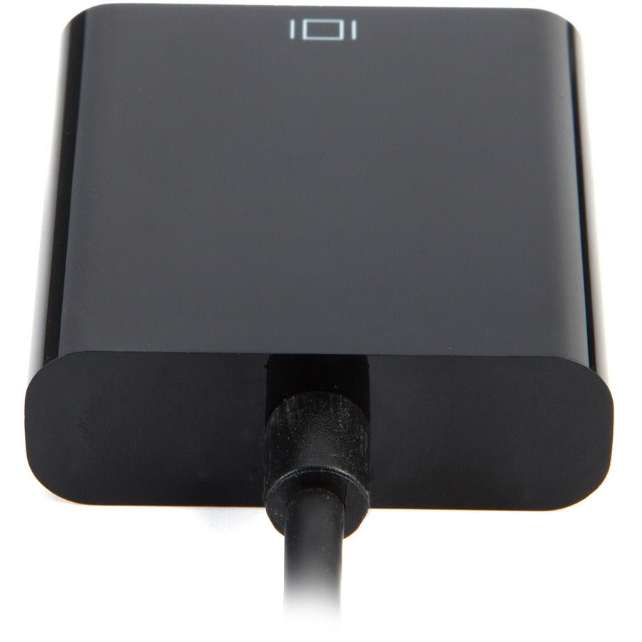 V7 Black USB Video Adapter USB-C Male to DVI-I Female V7UCDVI-BLK-1E