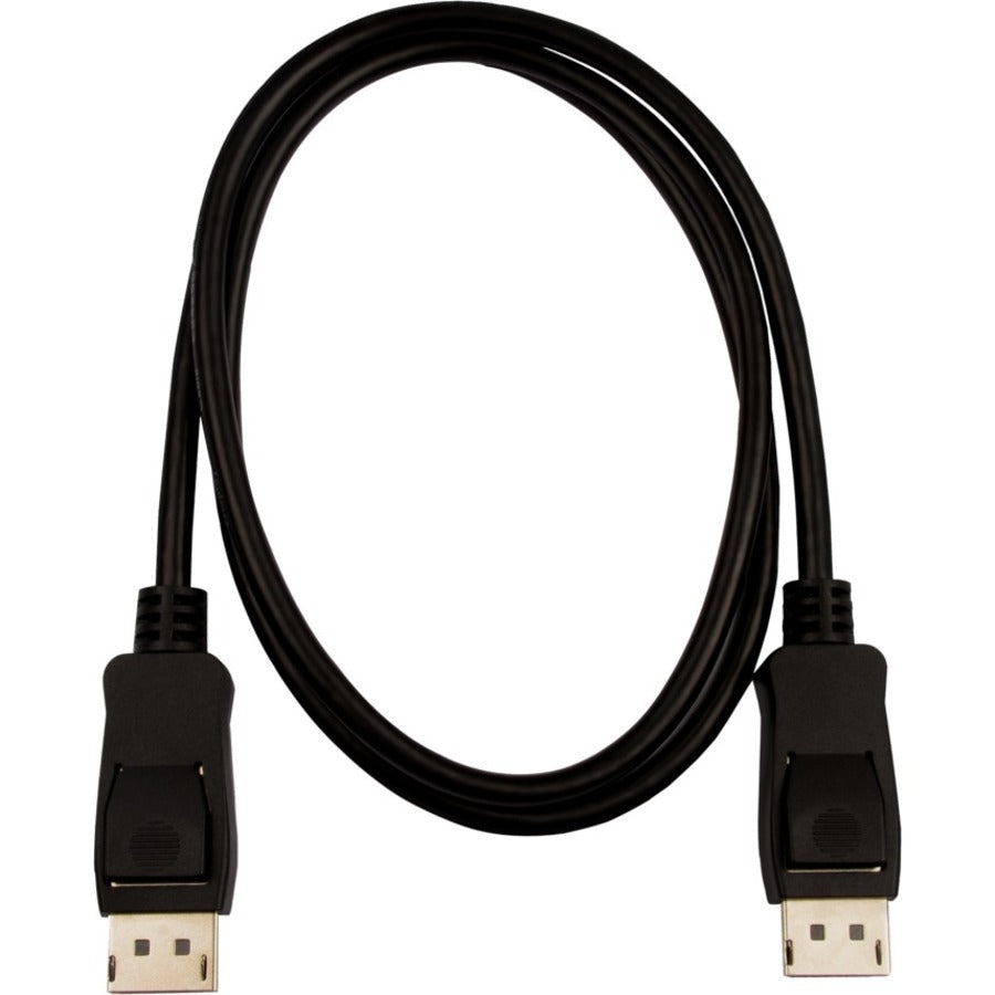 V7 Black Video Cable Pro DisplayPort Male to DisplayPort Male 1m 3.3ft V7DPPRO-1M-BLK