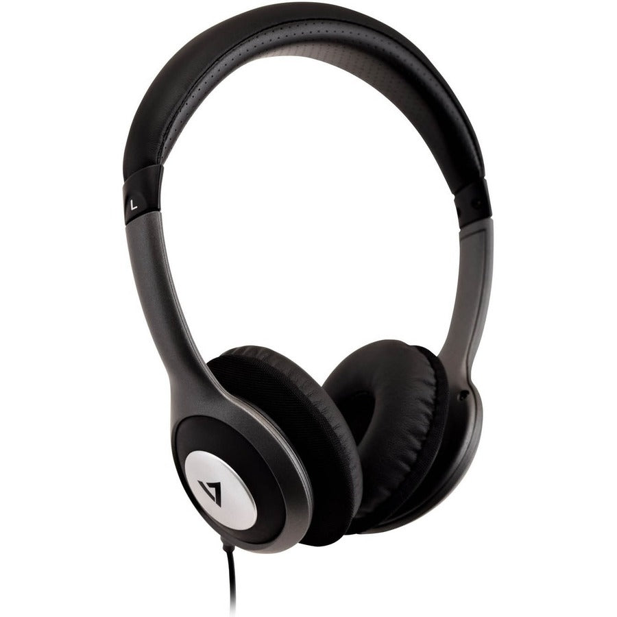 V7 Deluxe Stereo Headphones with Volume Control HA520-2NP