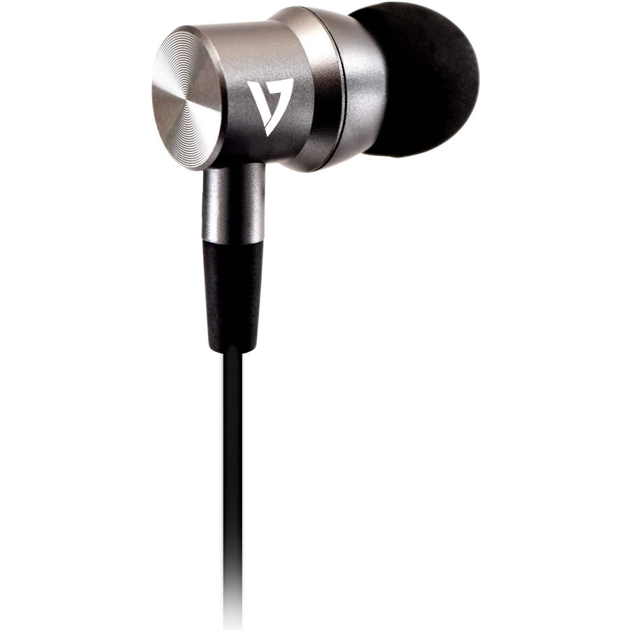 V7 Noise Isolating Stereo Earbuds with Microphone HA111-3NB