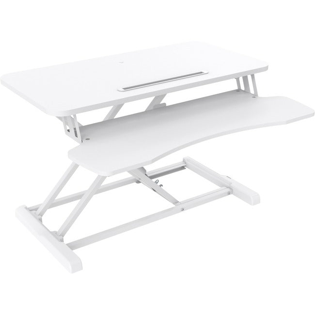 V7 Sit-Stand Essential Desktop Workstation - White DT2SSW
