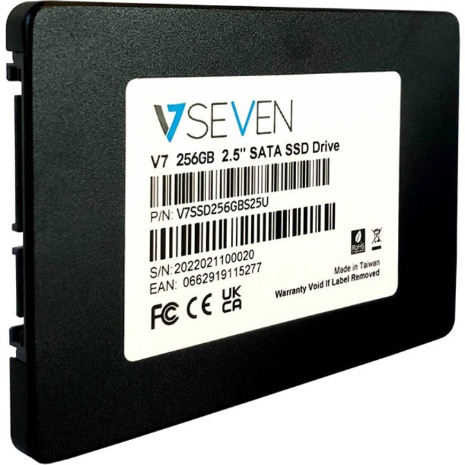 V7 V7SSD256GBS25U 256 GB Solid State Drive - 2.5 Internal - SATA (SATA/600) - TAA Compliant"