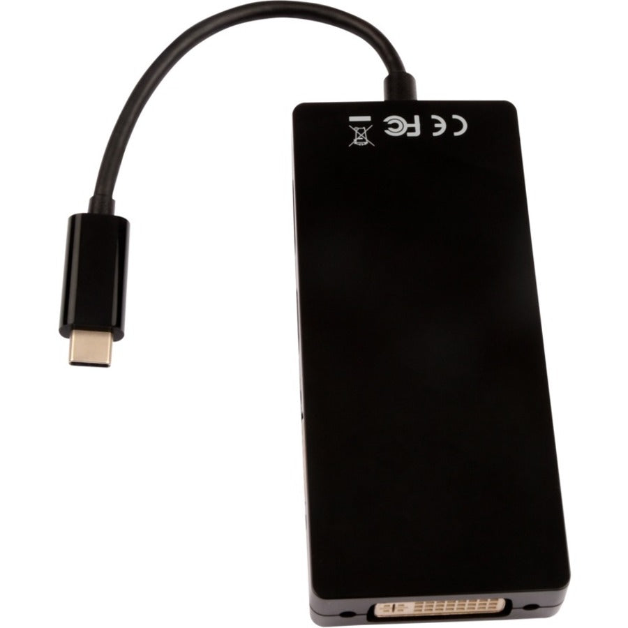 V7 V7UC-DPHDVGADVI-BLK DisplayPort/DVI/HDMI/USB-C/VGA Audo/Video Adapter