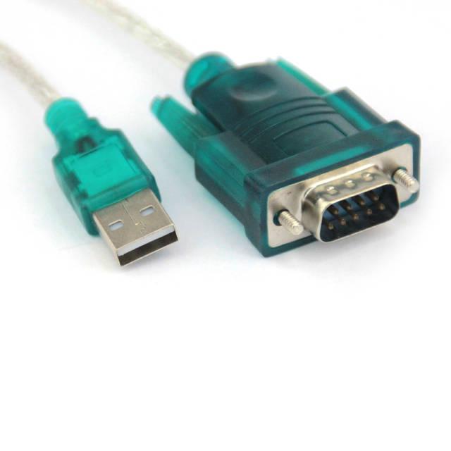 Vcom Cu804 Usb 2.0 Type A Male To Rs232 Db-9 Serial Male Adapter