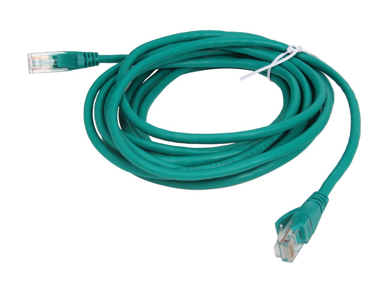 Vcom Np511-14-Green 14Ft Cat5E Utp Molded Patch Cable (Green)