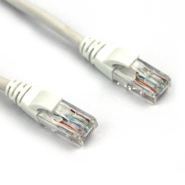 Vcom Np511-7-White 7Ft Cat5E Utp Molded Patch Cable (White)