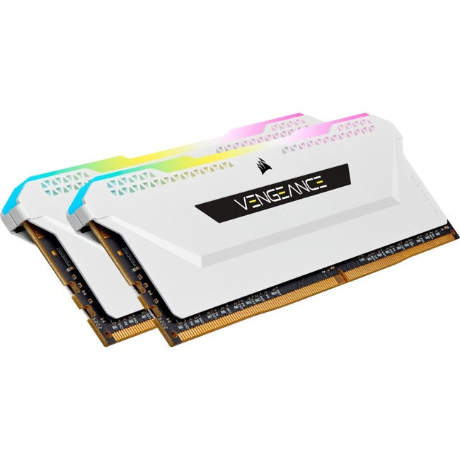 Corsair Vengeance RGB Pro SL 32GB (2 x 16GB) DDR4 SDRAM Memory Kit CMH32GX4M2E3200C16W