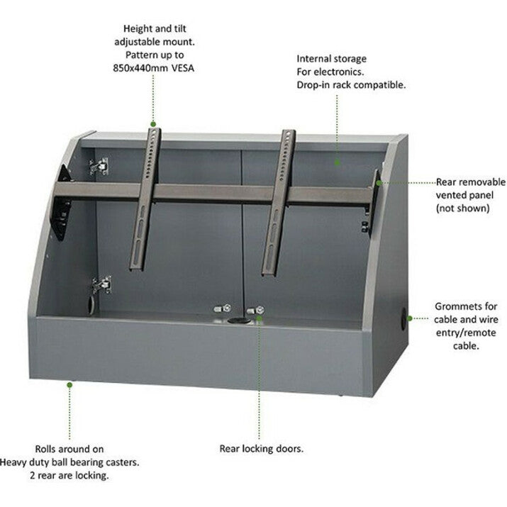 VFI Confidence Monitor Mount with Shroud CM4070