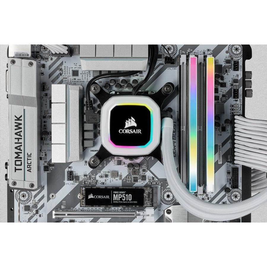 Corsair Vengeance RGB Pro SL 32GB (2 x 16GB) DDR4 SDRAM Memory Kit CMH32GX4M2E3200C16W