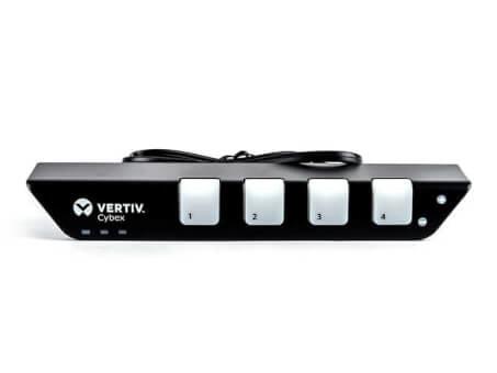 Vertiv AFP0004 Remote KVM Switch - Active Front Panel with RS232 Control | Vertiv