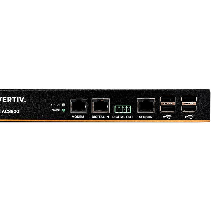 Vertiv Avocent ACS800 - 4-PortSerial Console with external AC/DC Power Brick - US Power Cord ACS804MEAC-400