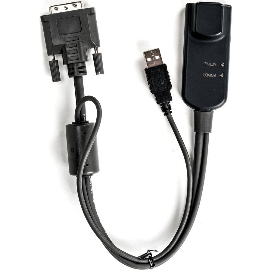 Vertiv Avocent Mpuiq-Vmcdv Kvm Interface Adapter Dvi, Usb 2.0 Black
